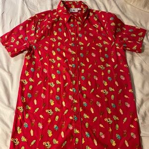 Disney Button up shirt / treats